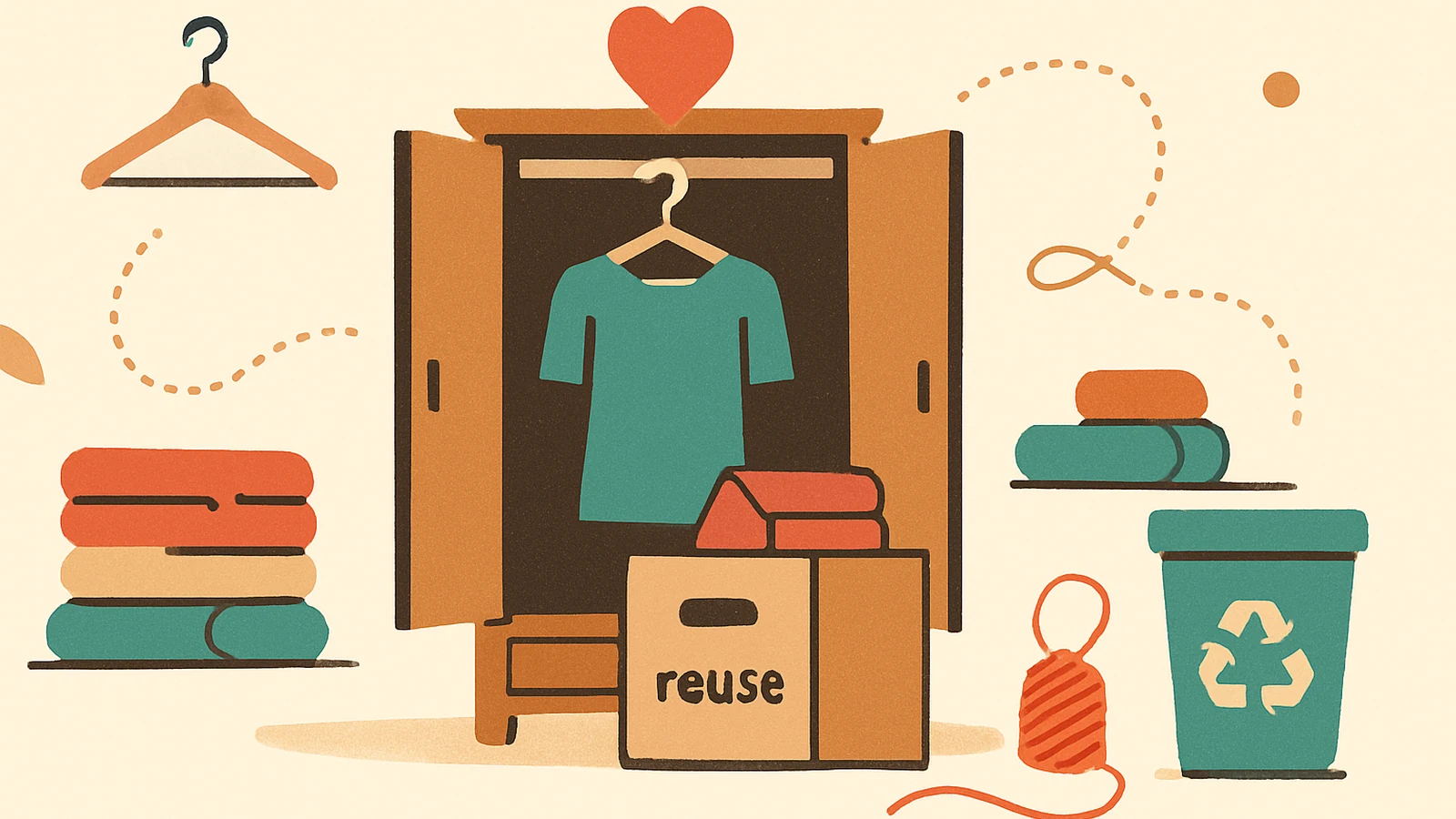 環境省の「衣替えのこころがけ」、年2回の服の点検を呼びかけのイメージ