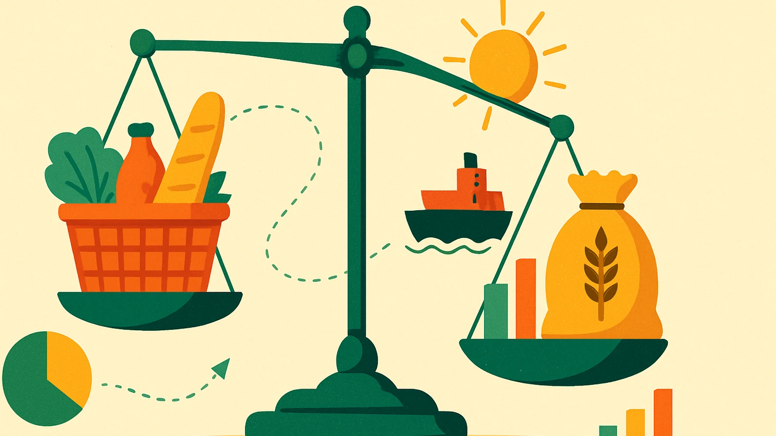 FAO の食料価格指数が2022年以来の高さ——ただし 133.3 は、あなたの買い物かごの数字ではないのイメージ