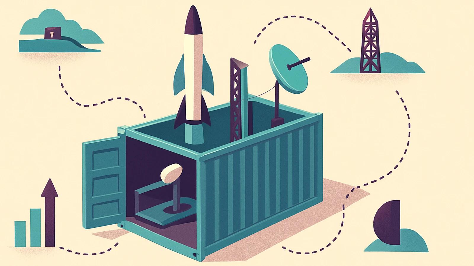 Rocket Lab が発射場をコンテナに詰めた——「動かせない設備」が機材になるときのイメージ
