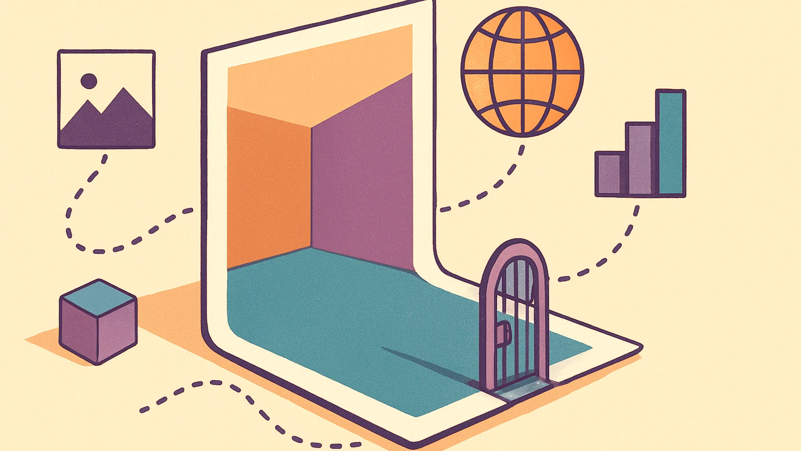 World Labs の Atlas は、写真一枚から歩ける空間を起こす——ただし入口は、まだ開いていないのイメージ